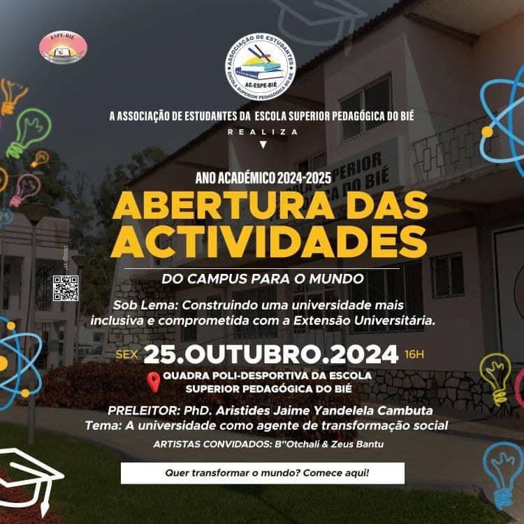 ABERTURA DAS ACTIVIDADES DA ASSOCIAÇÃO DOS ESTUDANTES DA ESPE-BIÉ